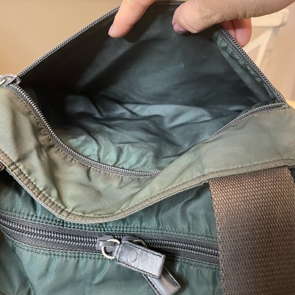Prada dark green nylon tessuto tote - Picture 7 of 16